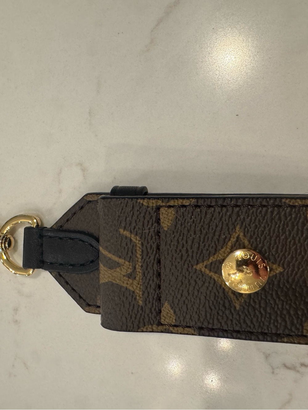 Louis Vuitton Bandoulière Leather Monogram Adjustable Bag Strap Style J0246 - Picture 10 of 11